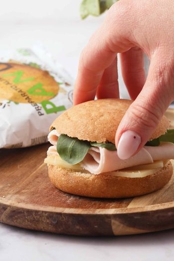 closeup panino pandì