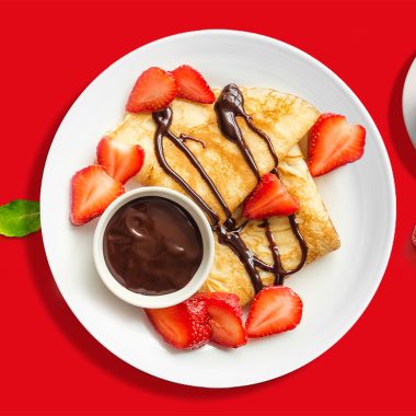 Crepes Cioccolato e Fragole